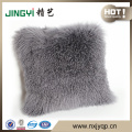 Venta al por mayor Mongolian Lamb Fur Pillow Cover
